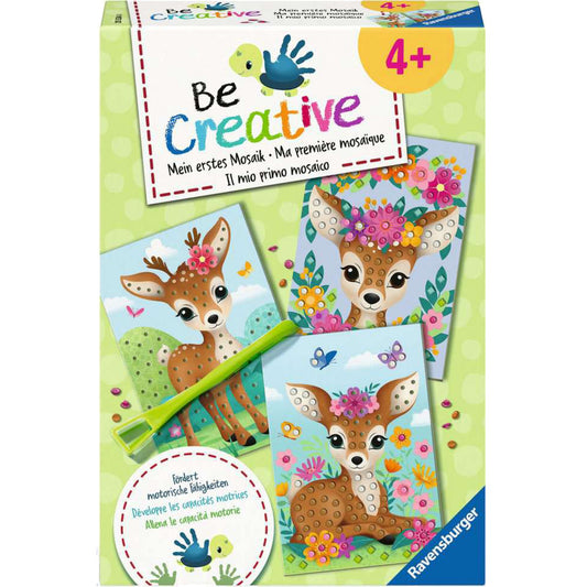 BeCreative - Bastelset DIY Mosaik Mein Bambi, Basteln