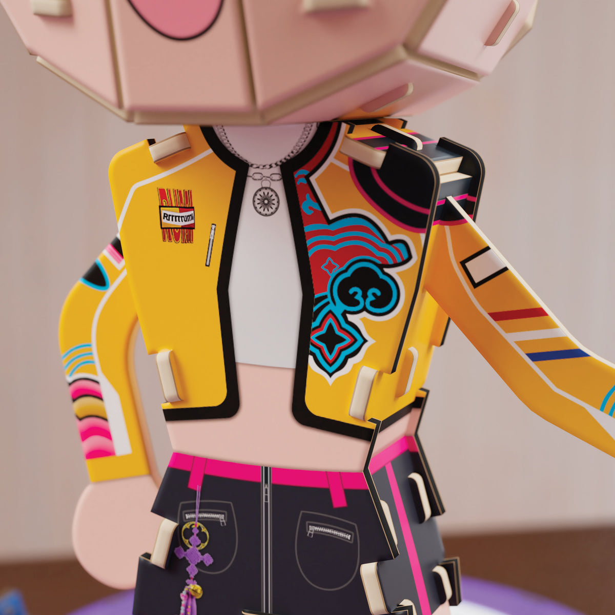 4D Build - K-Pop Demon Hunters - Huntr/x Chibis,, Modellbau
