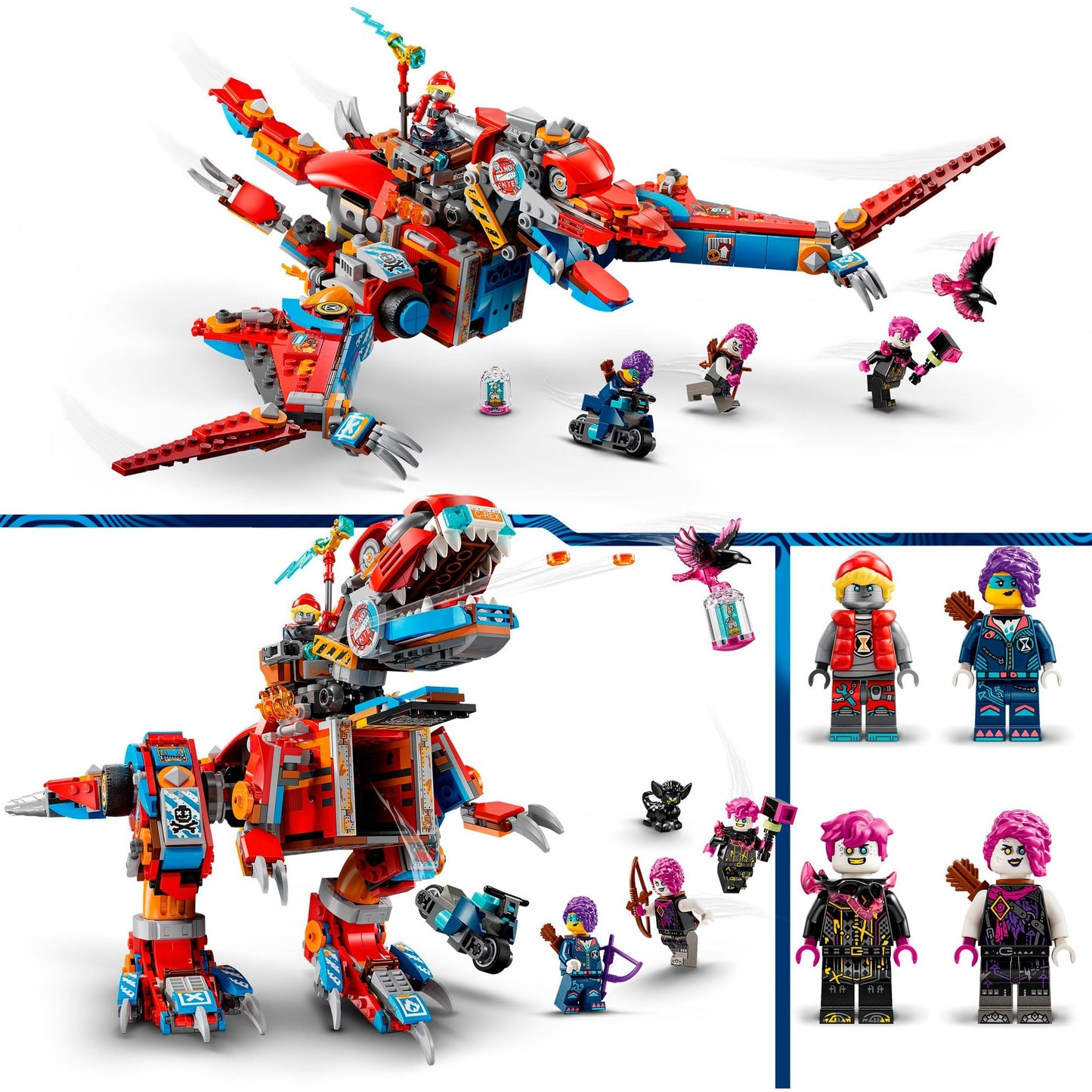 LEGO 71484 DREAMZzz Coopers Dino-Mech C-Rex, Konstruktionsspielzeug