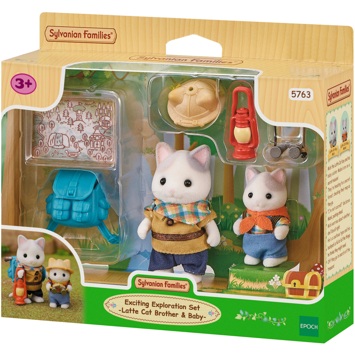 Sylvanian Families - Abenteuer Entdecker Set mit zwei Figuren, Konstruktionsspielzeug