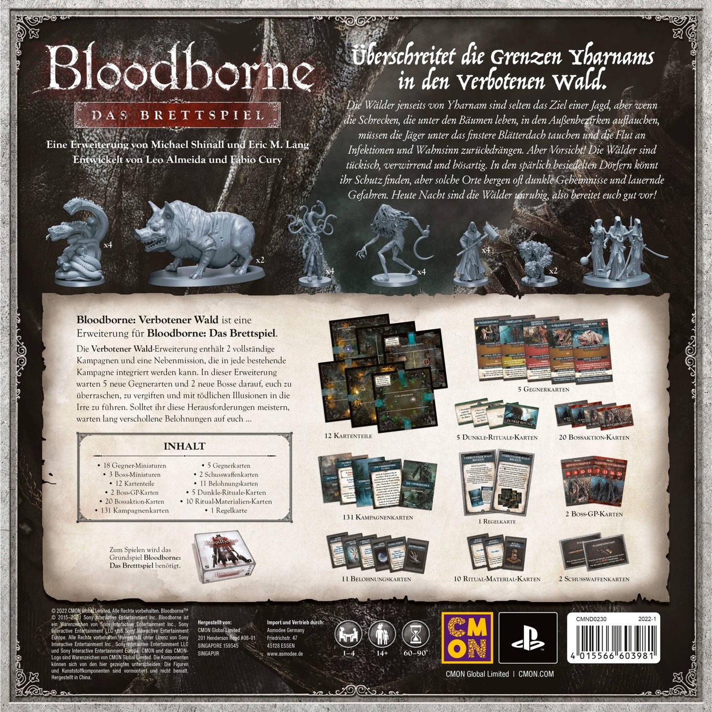 Asmodee Bloodborne: Das Brettspiel - Verbotener Wald