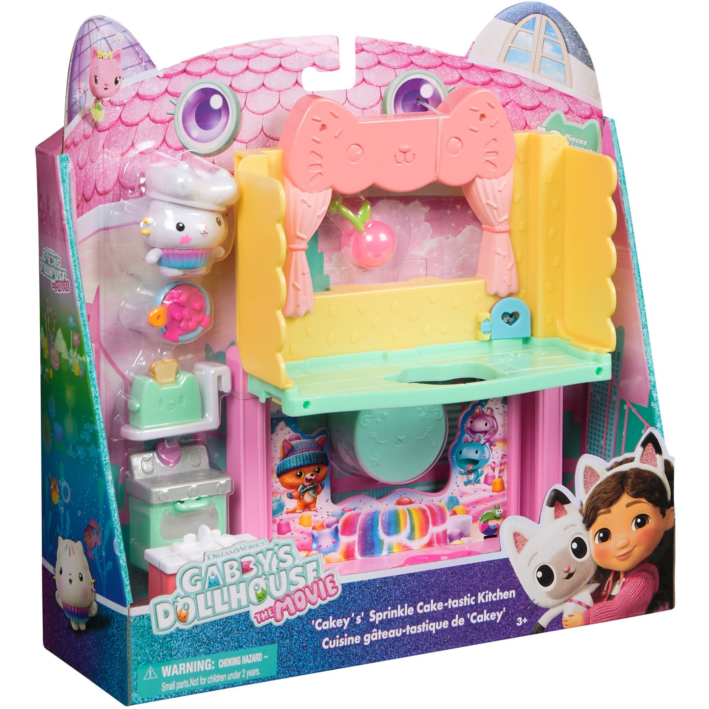 Gabby's Dollhouse: Der Film - Portal Raum Kuchis zuckersüsse Sprinkleküche, Spielfigur