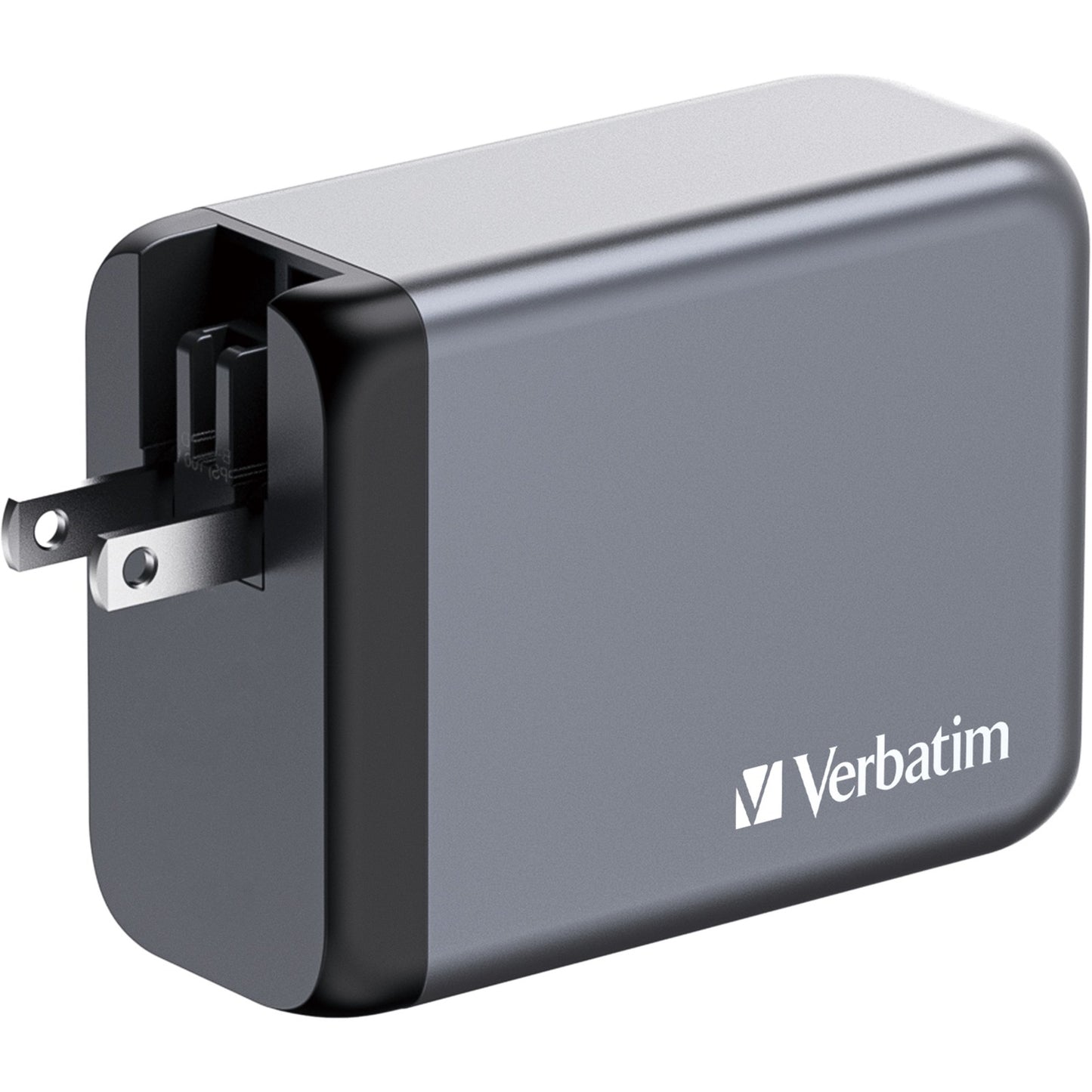 Verbatim GaN-Ladegerät 200W, 1x USB-A , 3x USB-C (grau, PD 3.0, QC 3.0)