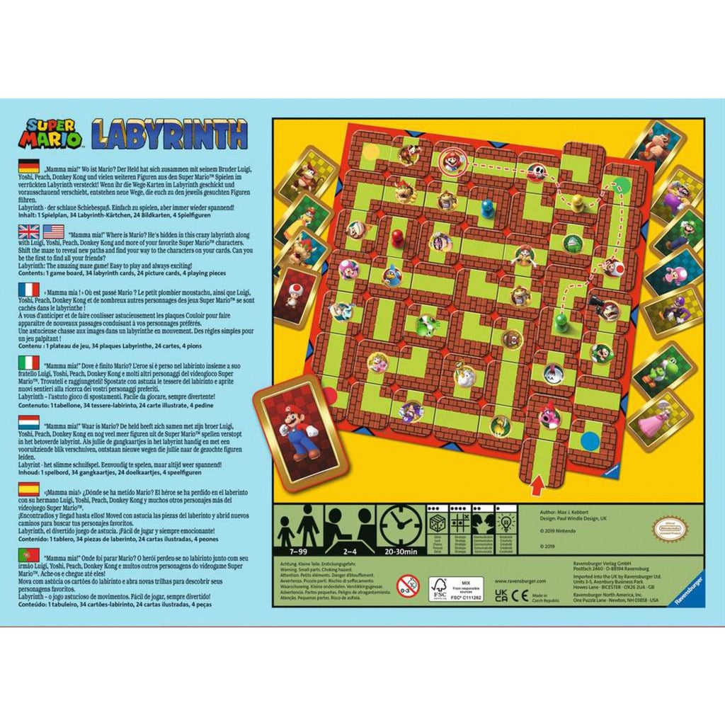 Ravensburger Super Mario Labyrinth, Brettspiel