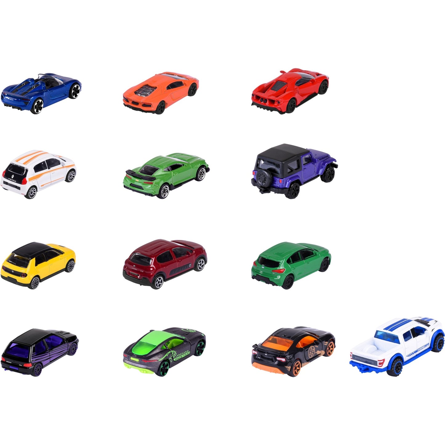 Majorette Mega-Pack mit 9 Street Cars und 4 Autos aus der Limited Edition 10, Spielfahrzeug