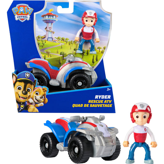 Paw Patrol - Rettungs-Quad mit Ryder Spielfigur, Spielfahrzeug