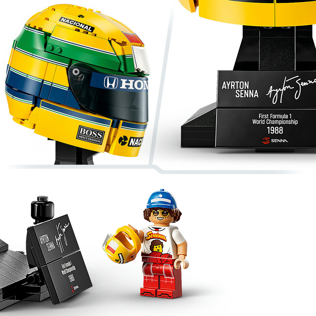 43024 Editions Ayrton Senna Helm, Konstruktionsspielzeug