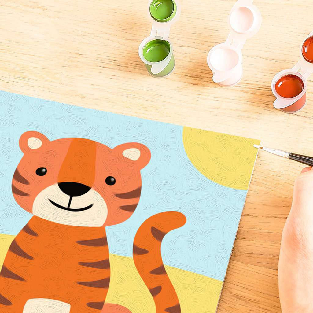 CreArt - Kleiner Tiger, Malen