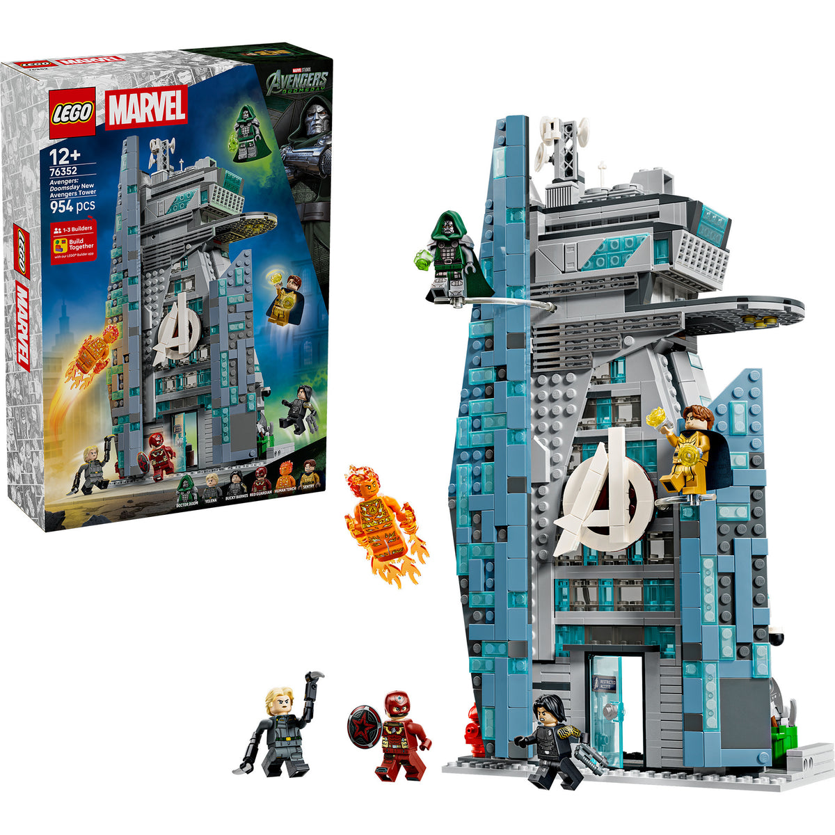 76352 Marvel Super Heroes Avengers: Doomsday Neuer Avengers Tower, Konstruktionsspielzeug