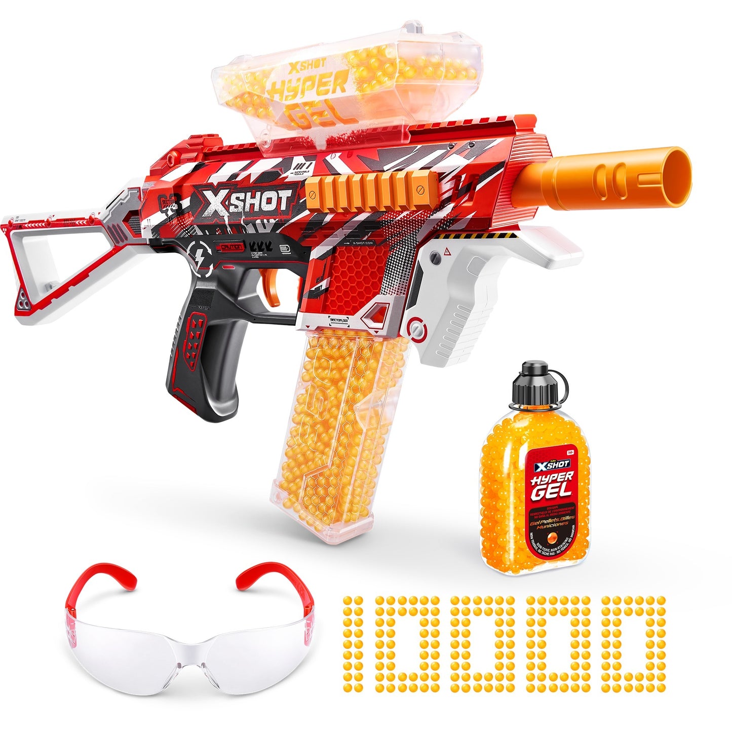 XSHOT - Hyper-Gel Blaster Trace Fire, Gel-Blaster