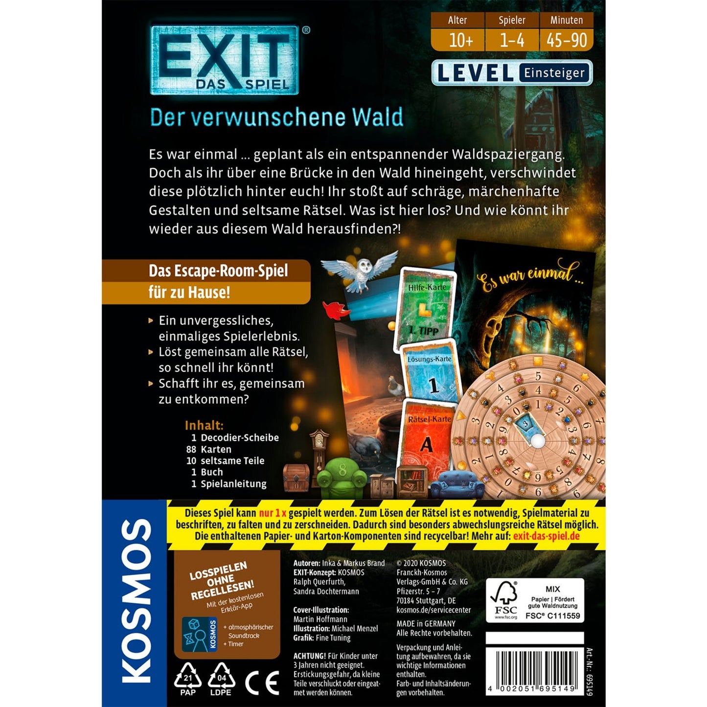 KOSMOS EXIT - Das Spiel - Der verwunschene Wald, Partyspiel