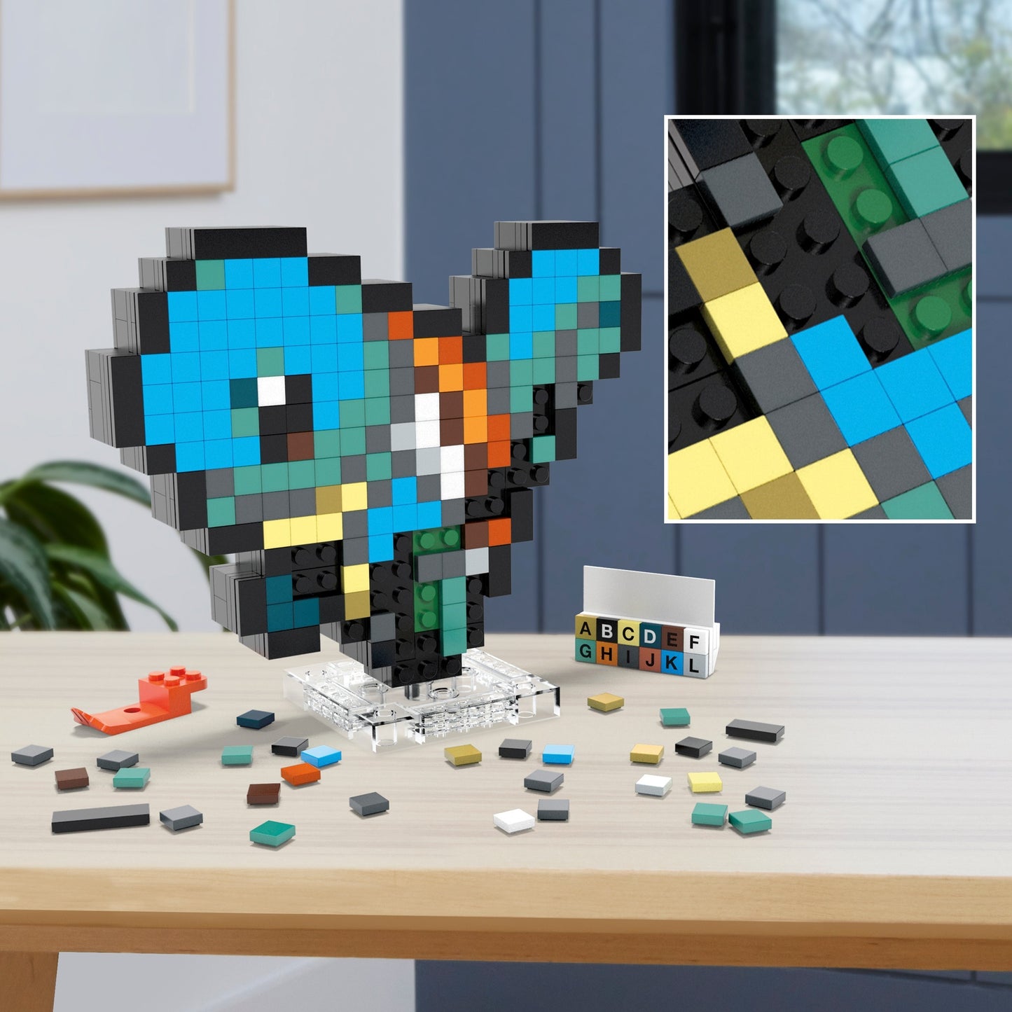 Mattel Pokémon Shiggy Pixel Art, Konstruktionsspielzeug