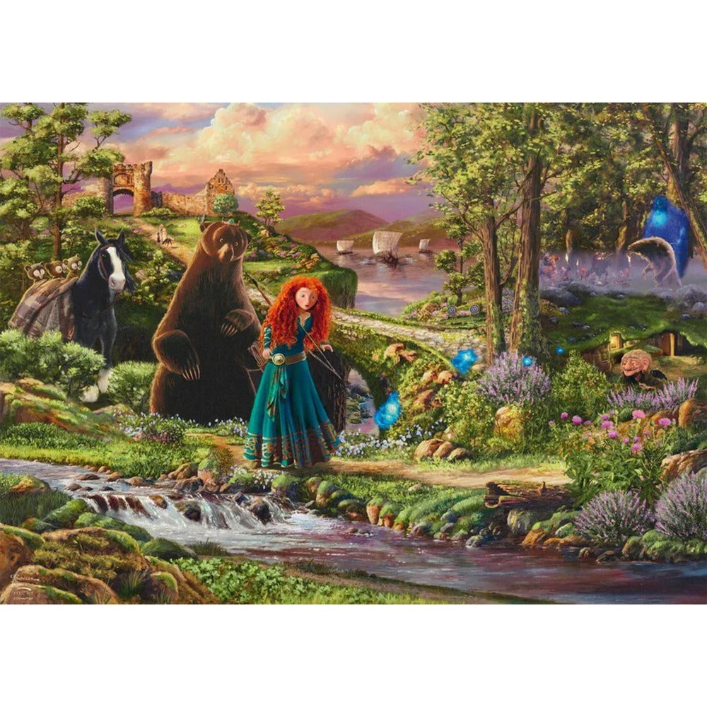 Schmidt Spiele Thomas Kinkade Studios: Disney Dreams Collection - Brave, Merida Legende der Highlands (1000 Teile)