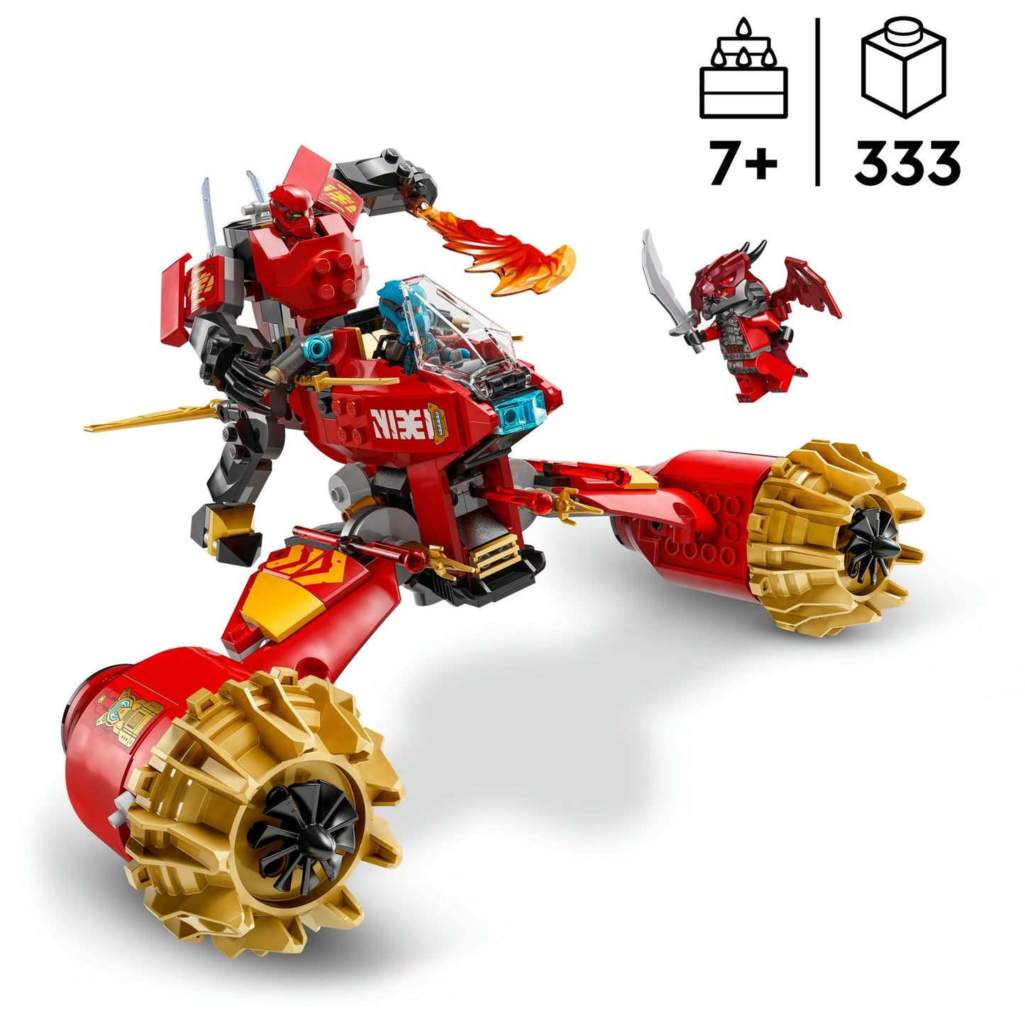 71830 Ninjago Kais Sturmreiter-Mech, Konstruktionsspielzeug
