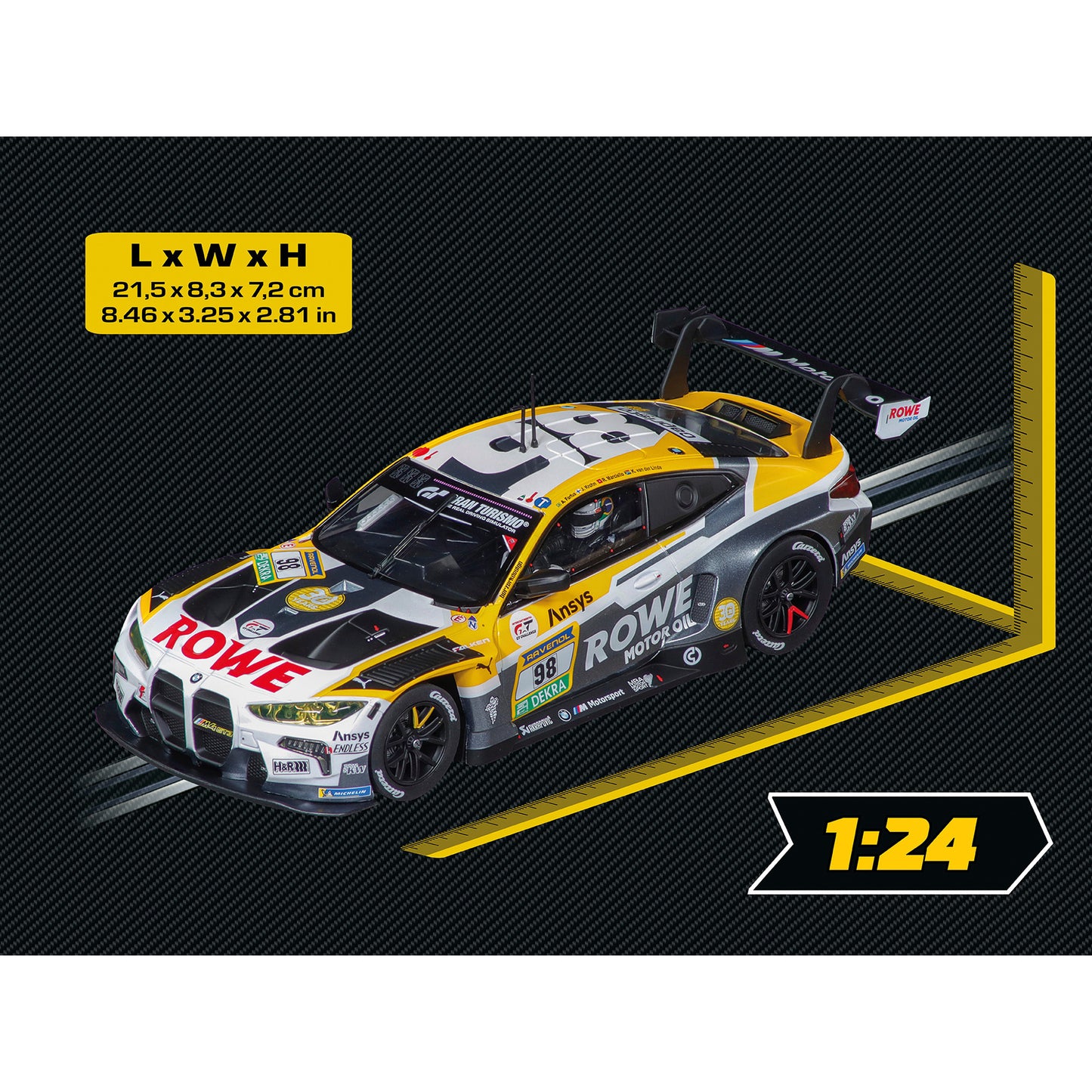 DIGITAL 124 BMW M4 GT3 Evo ROWE Racing, No.98, 24h Nürburgring 2025, Rennwagen