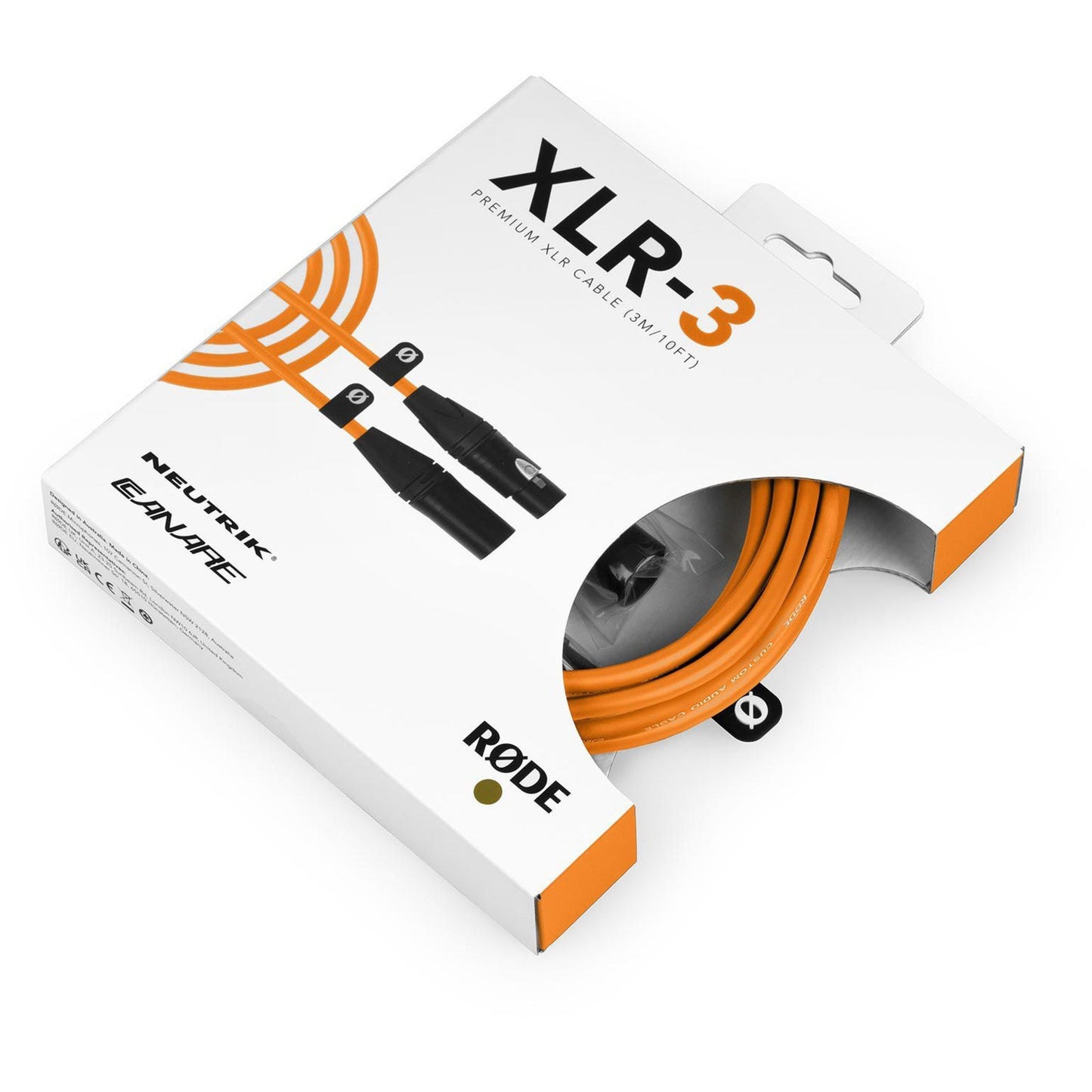 Premium XLR-Kabel XLR3M-O orange