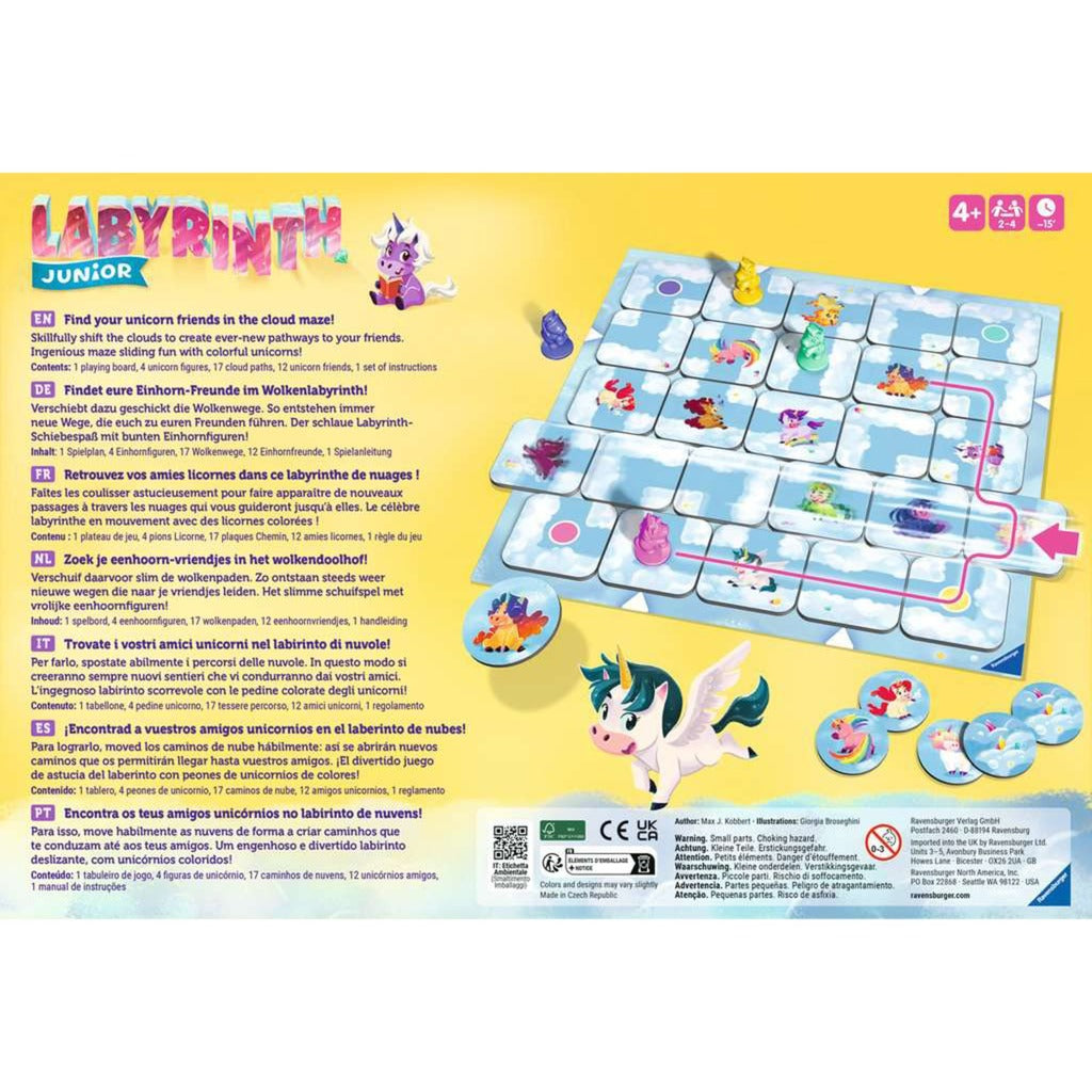 Einhorn Junior Labyrinth, Brettspiel