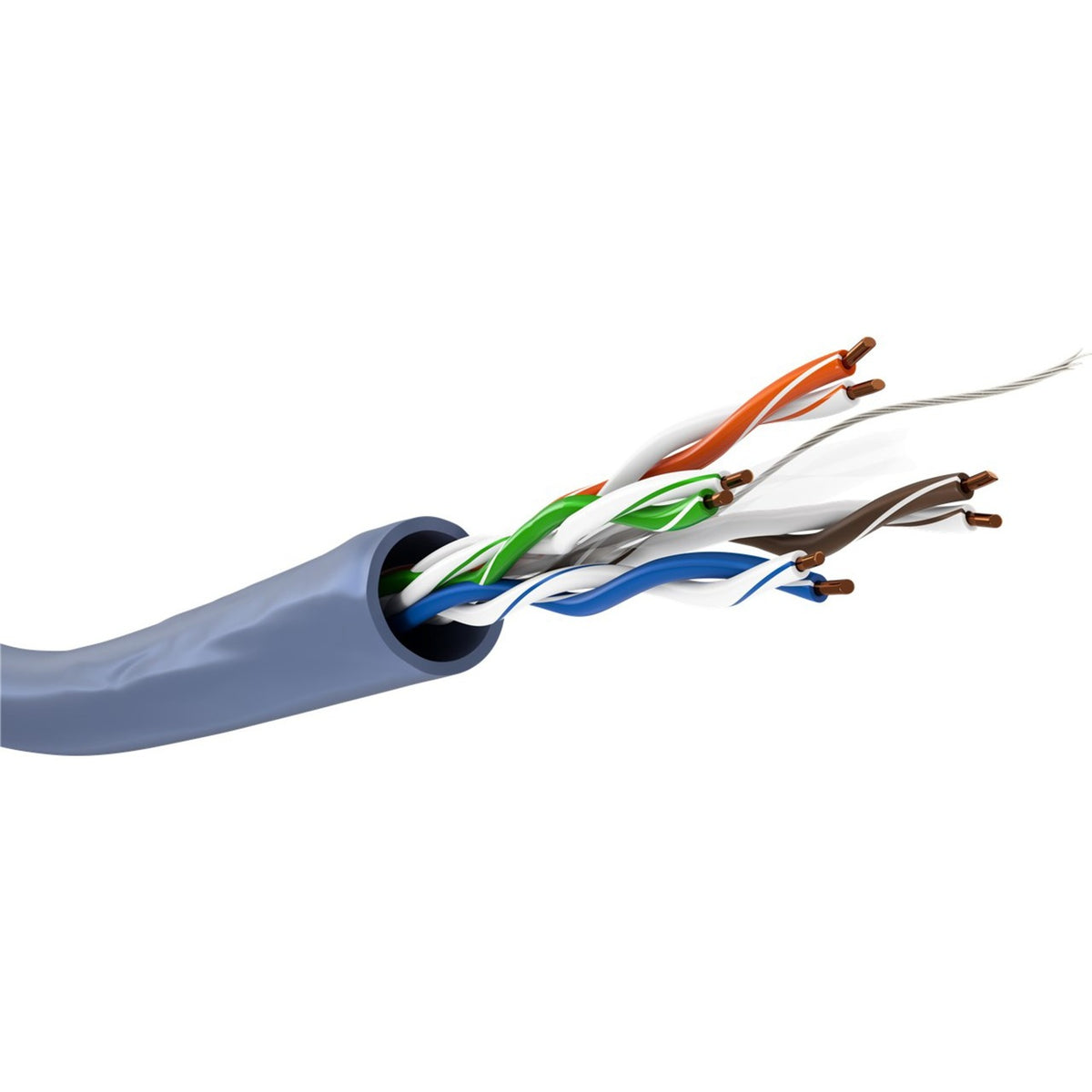 Goobay Netzwerkkabel Cat.6a, U/UTP (blau, 100 Meter)