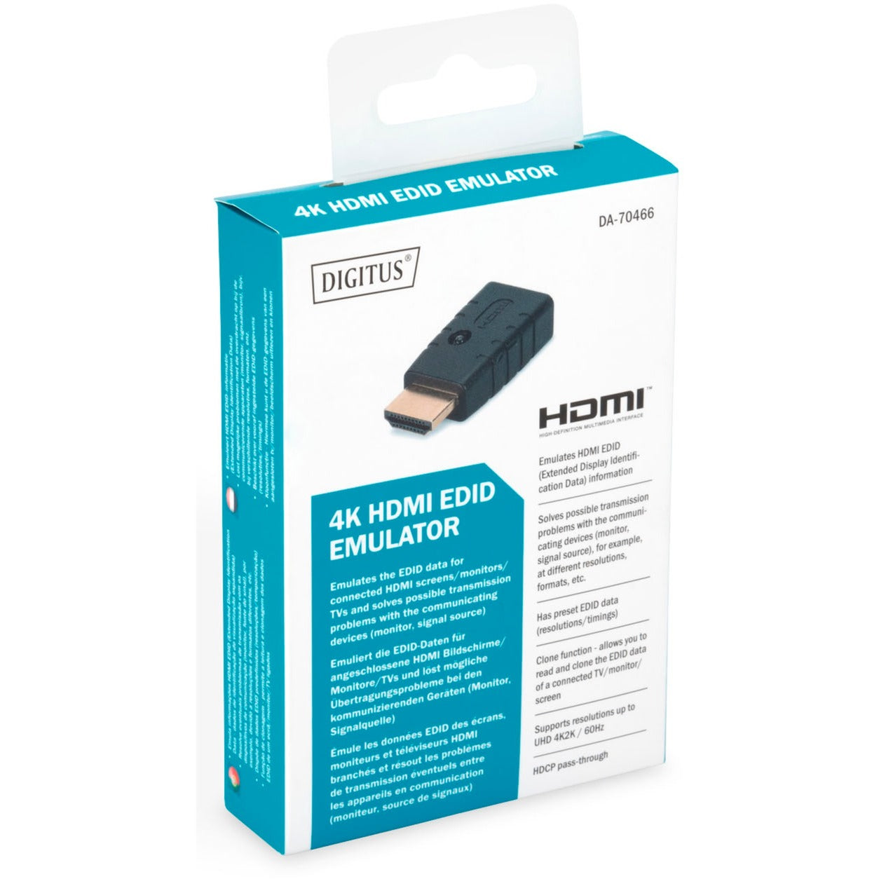 Digitus 4K HDMI EDID Emulator (schwarz)