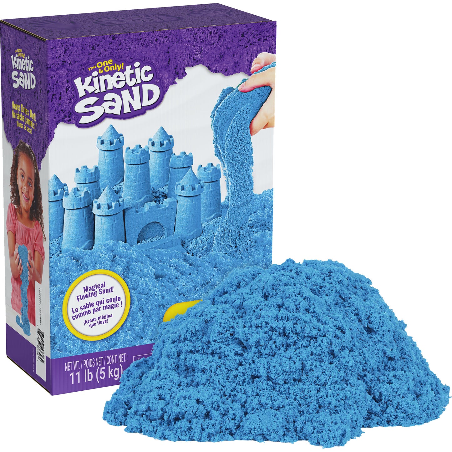 Kinetic Sand - Blau, Spielsand