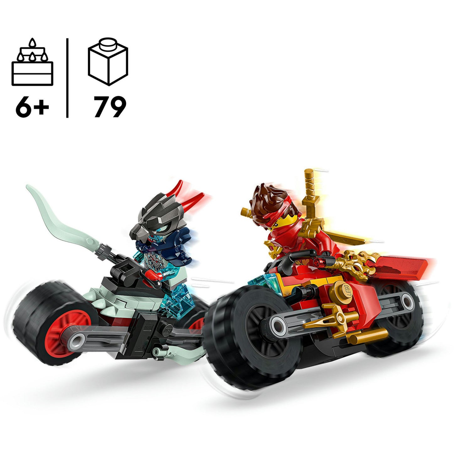 71838 Ninjago Kais Motorradrennen, Konstruktionsspielzeug