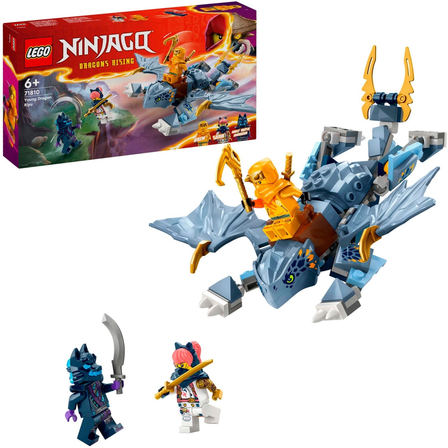 LEGO 71810 Ninjago Riyu der Babydrache, Konstruktionsspielzeug