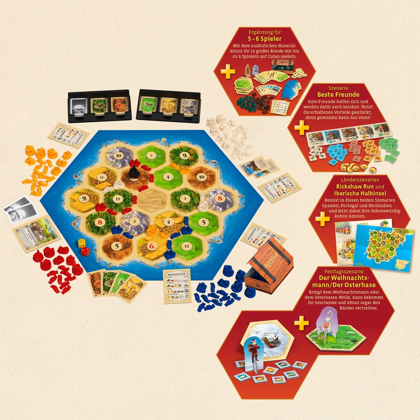 KOSMOS CATAN - Big Box, Brettspiel