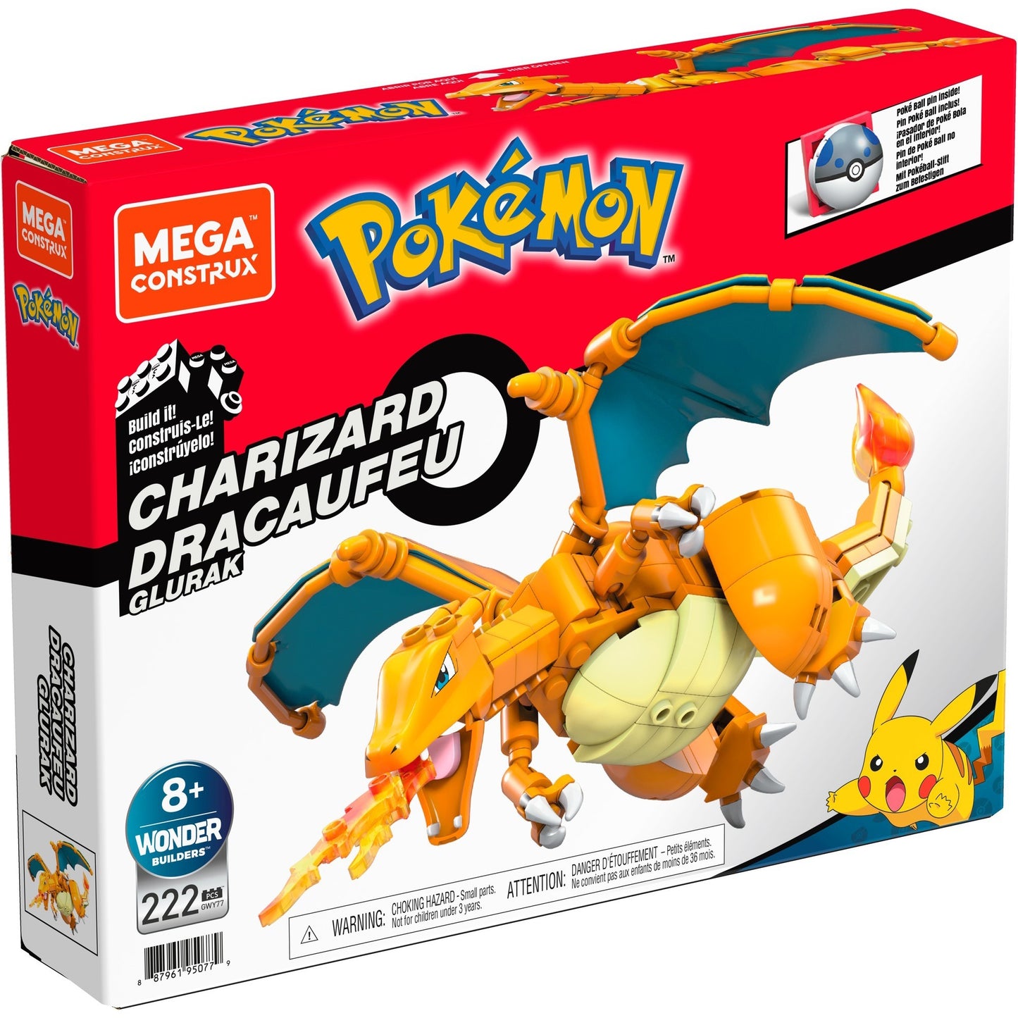 MEGA Pokémon Glurak, Konstruktionsspielzeug