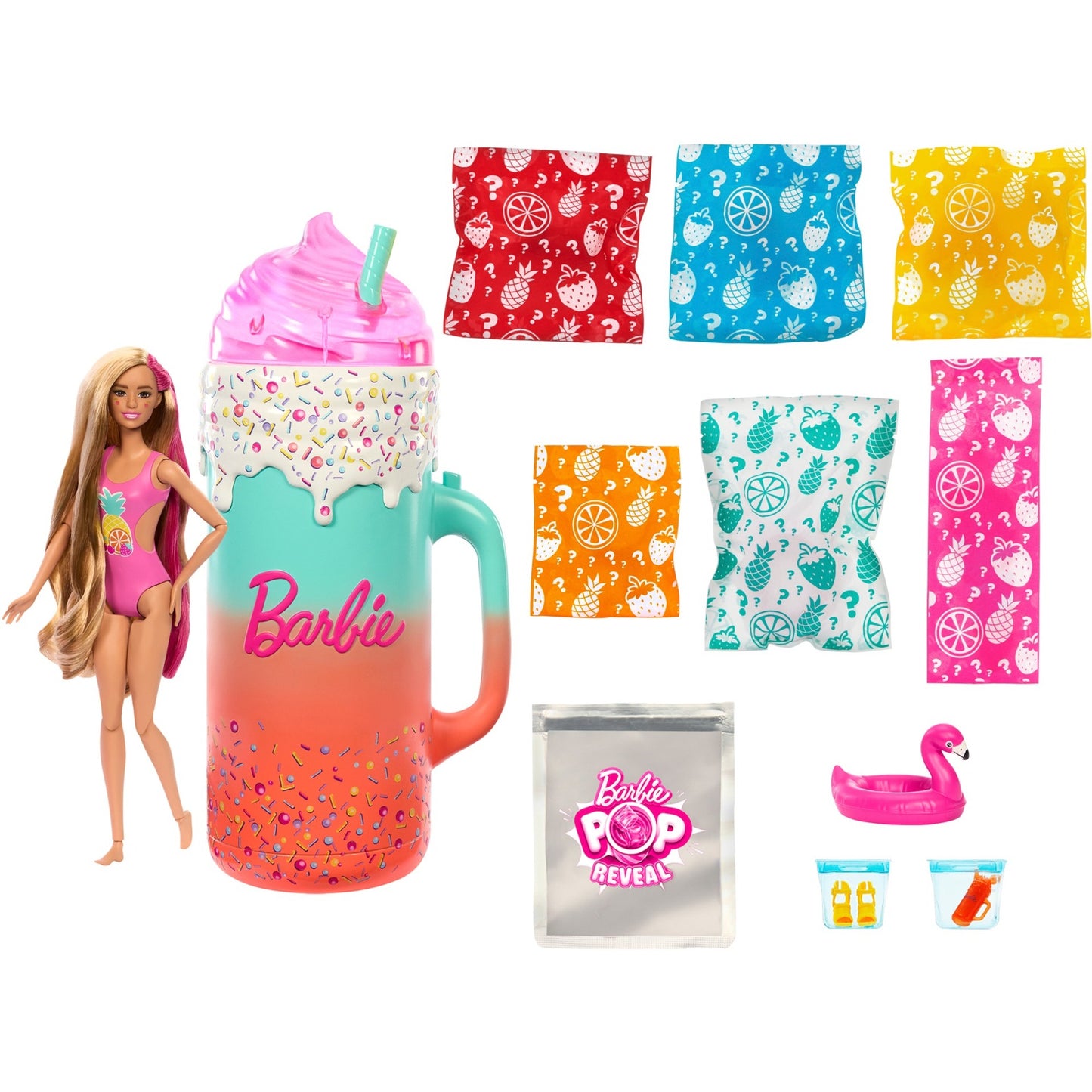 Mattel Barbie Pop! Reveal Fruit Series Geschenkset - Tropical Smoothie
