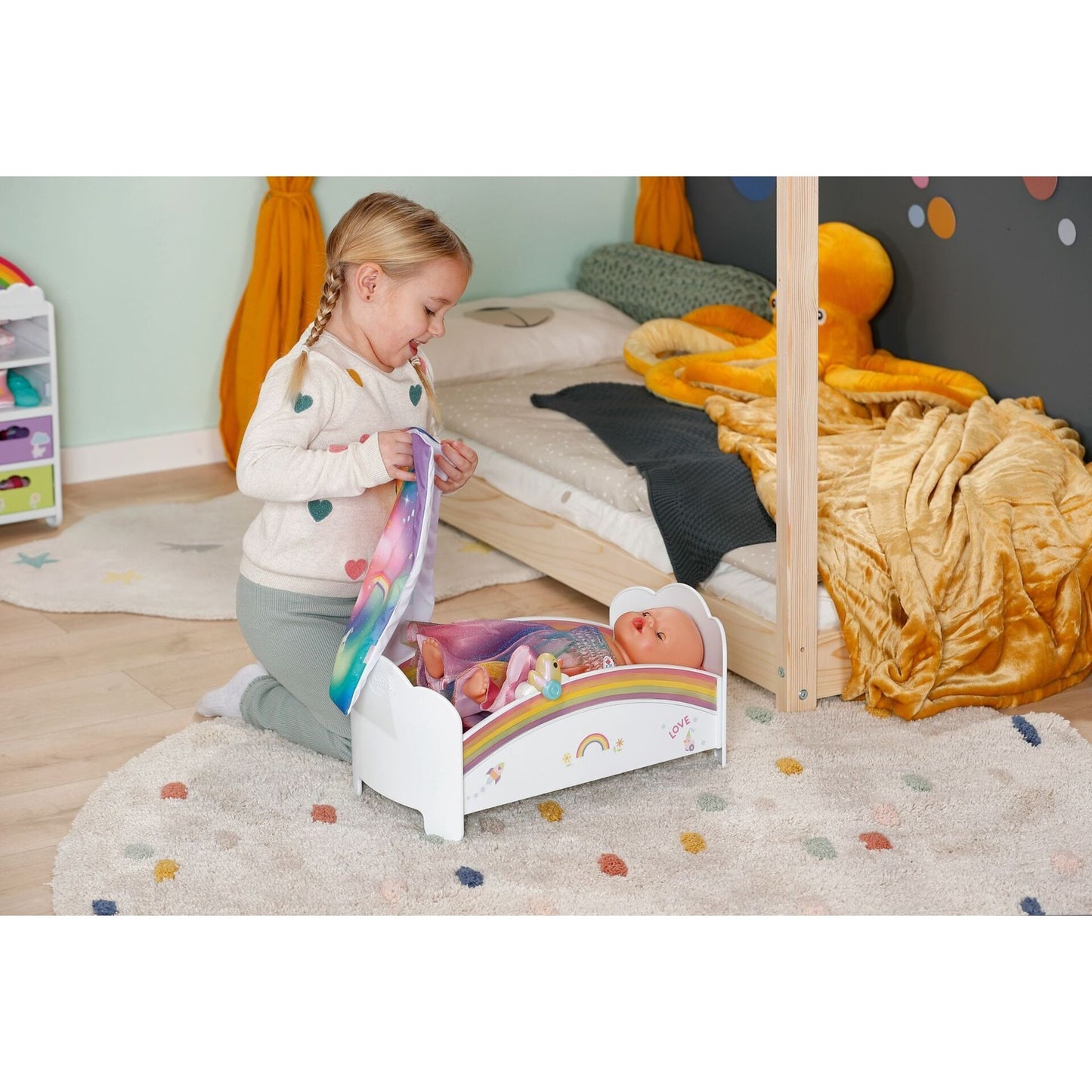 ZAPF Creation BABY born® Regenbogen Bett