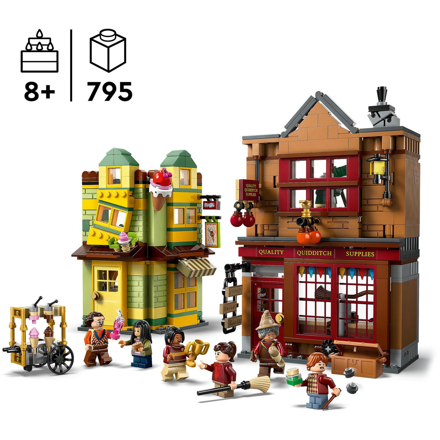 76452 Harry Potter Qualiät für Quidditch und Fortescues Eissalon, Konstruktionsspielzeug