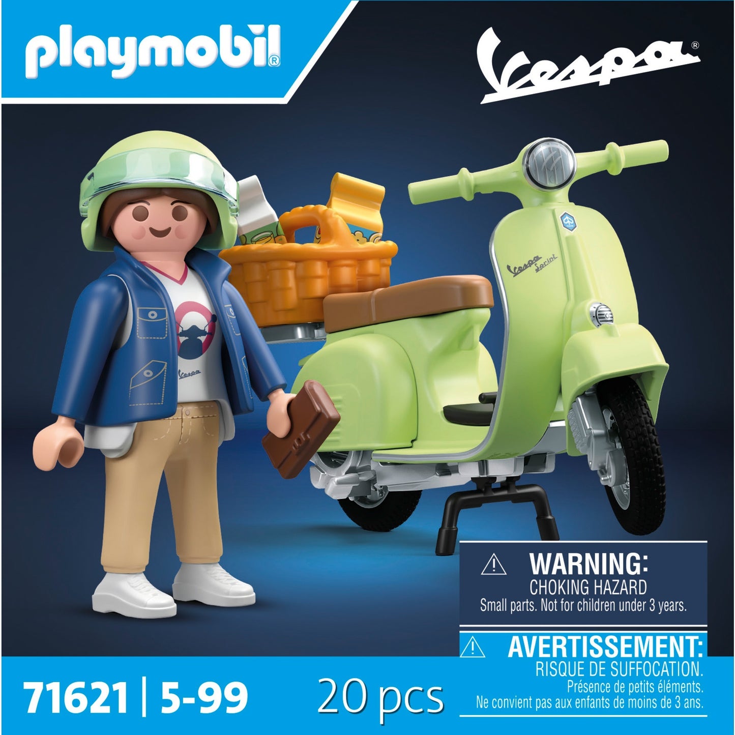 Playmobil 71621 1969 Vespa 150 Sprint Veloce, hellgrün