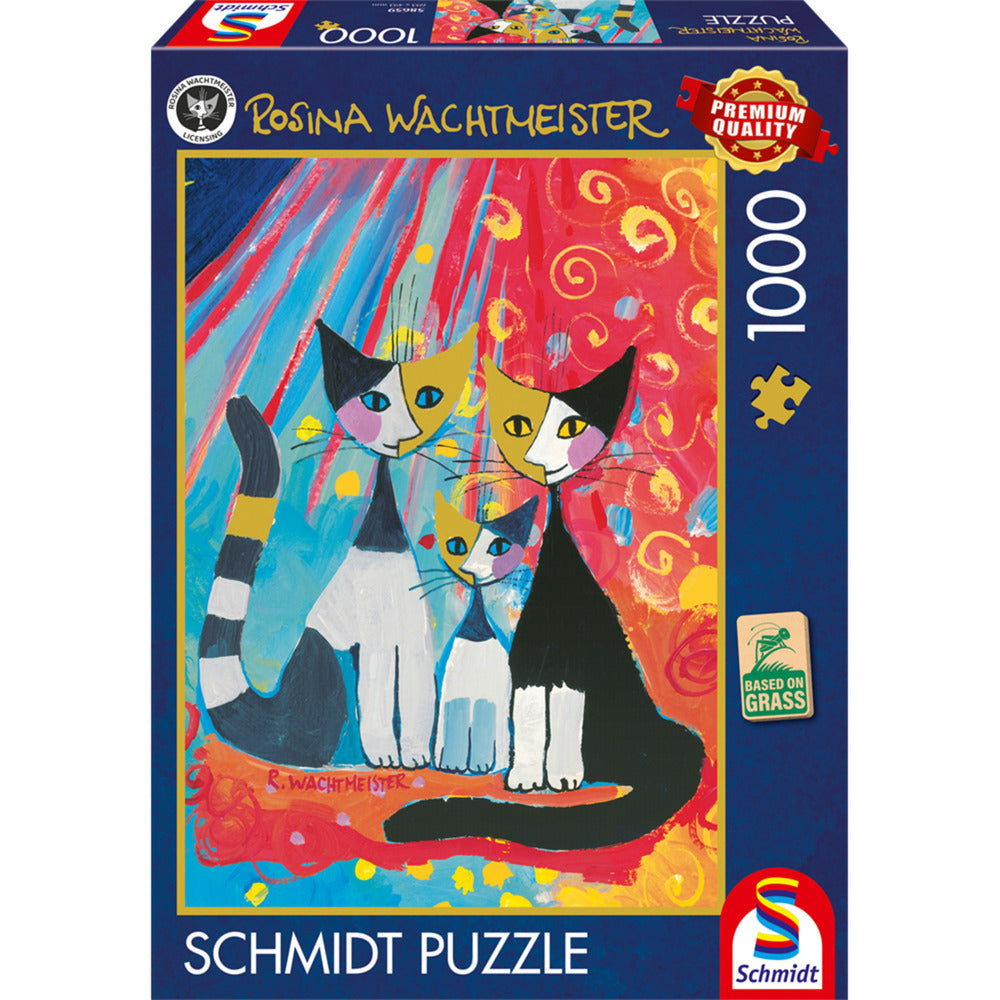 Rosina Wachtmeister: Glückliche Katzenfamilie, Puzzle
