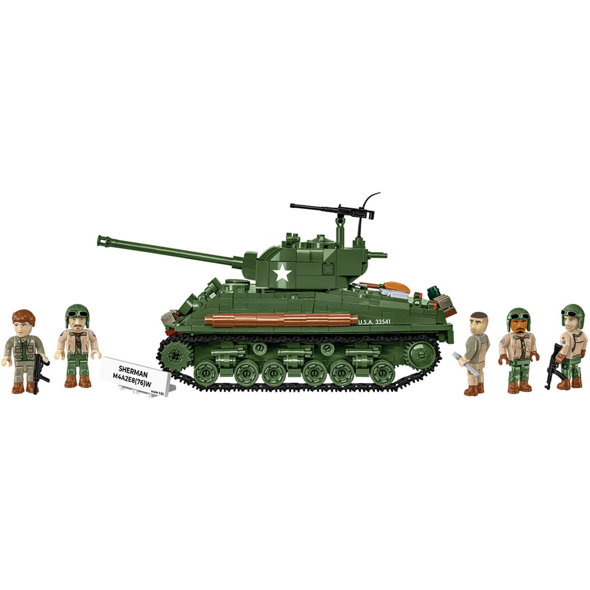 Sherman M4A2E8(76)W, Konstruktionsspielzeug