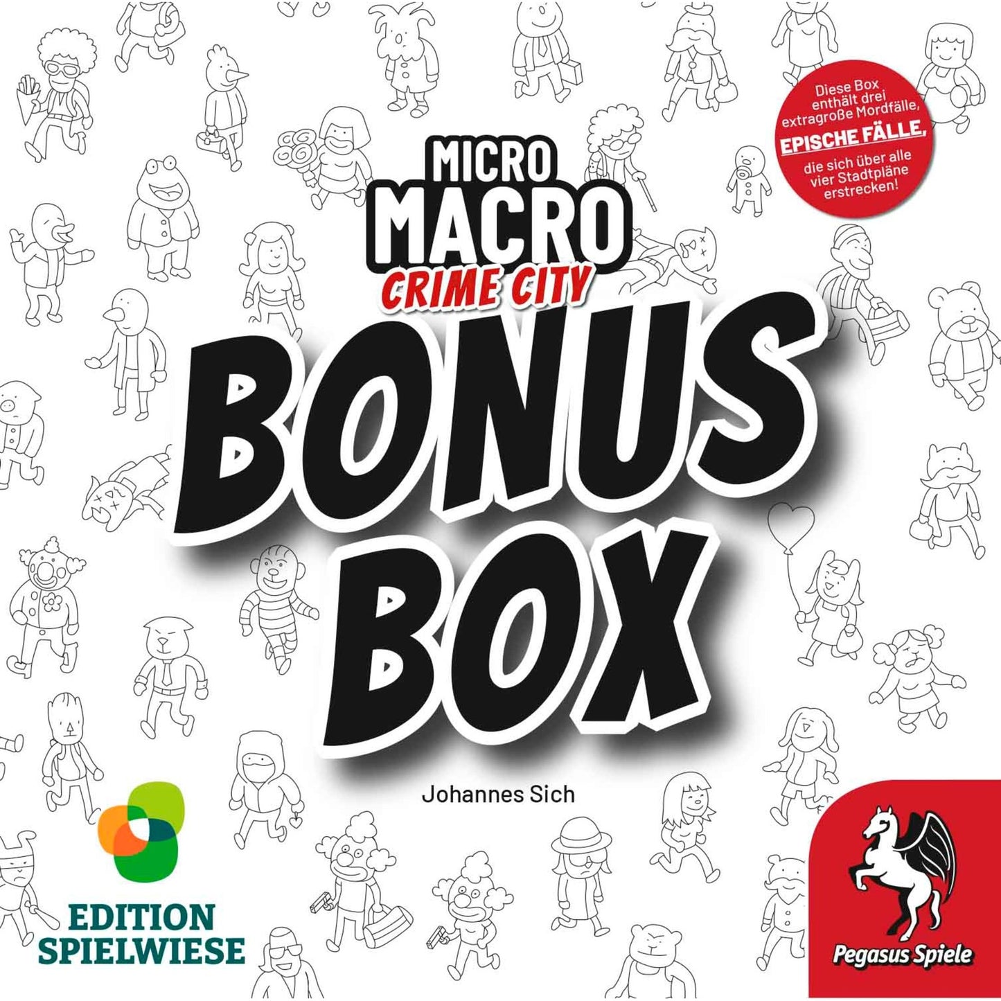 Pegasus MicroMacro: Crime City - Bonus Box, Brettspiel