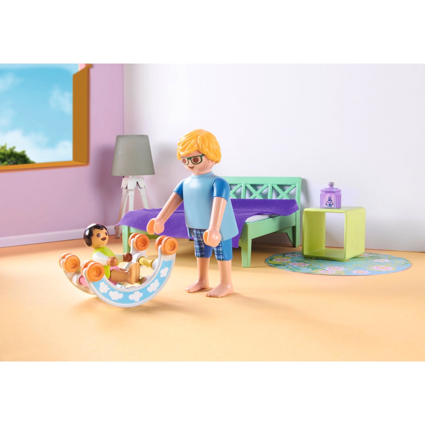 PLAYMOBIL 71609 My Life Schlafzimmer mit Babyspielecke, Konstruktionsspielzeug