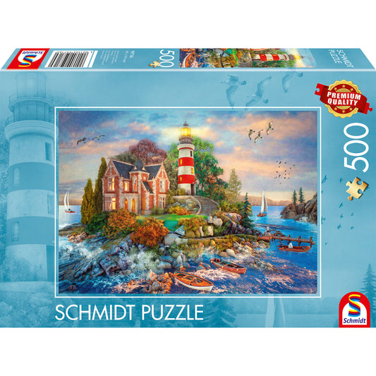 Leuchtturm am Felsen, Puzzle