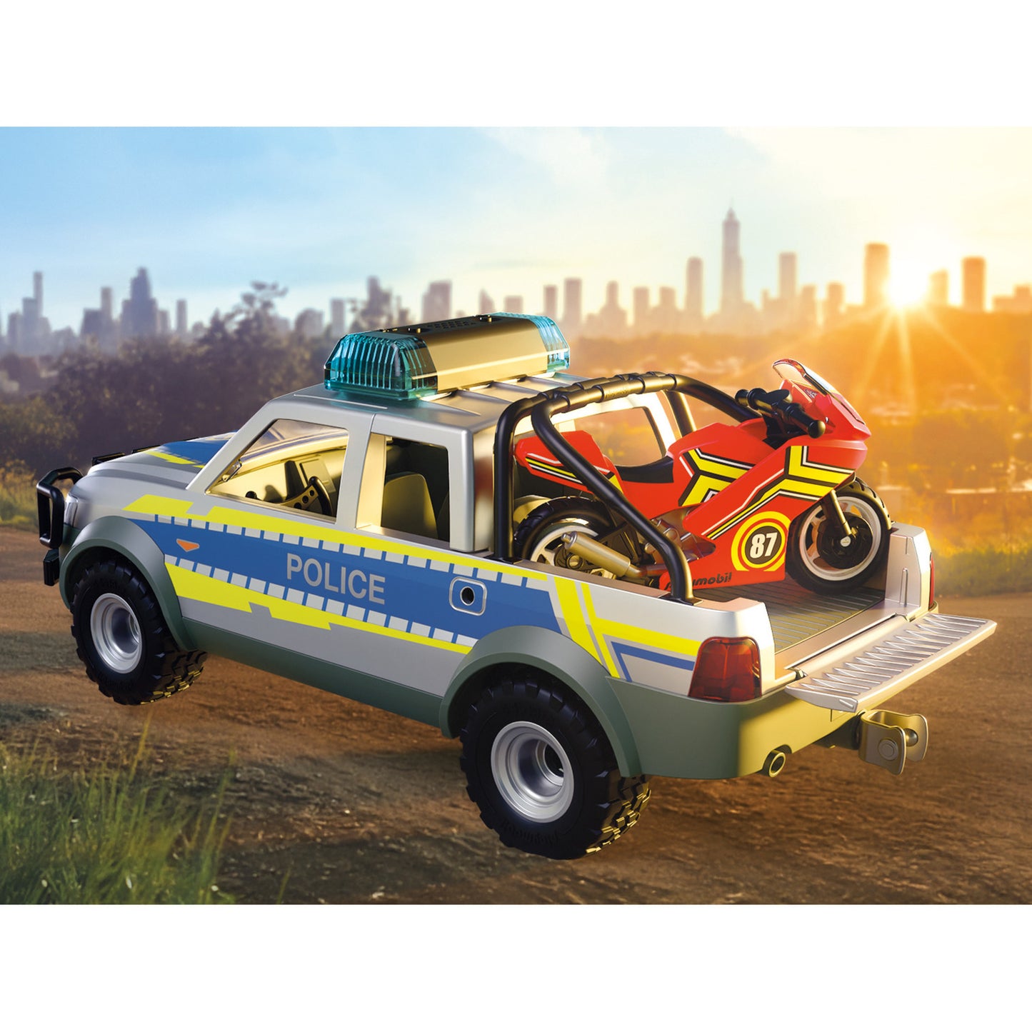 71875 City Action Verfolgungsjagd mit Polizei Pick-Up, Konstruktionsspielzeug
