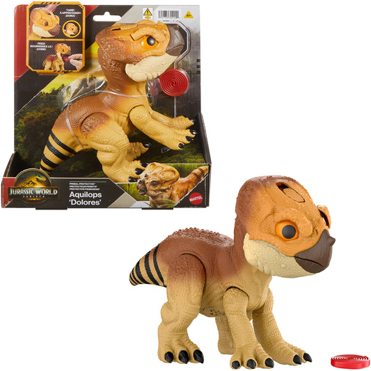 Jurassic World: Die Wiedergeburt - Primal Protector Aquilops Dolores, Spielfigur
