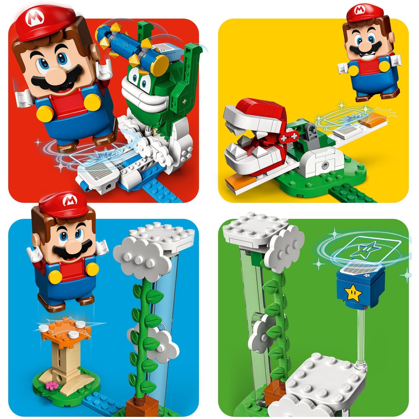 LEGO 71409 Super Mario Maxi-Spikes Wolken-Challenge – Erweiterungsset, Konstruktionsspielzeug