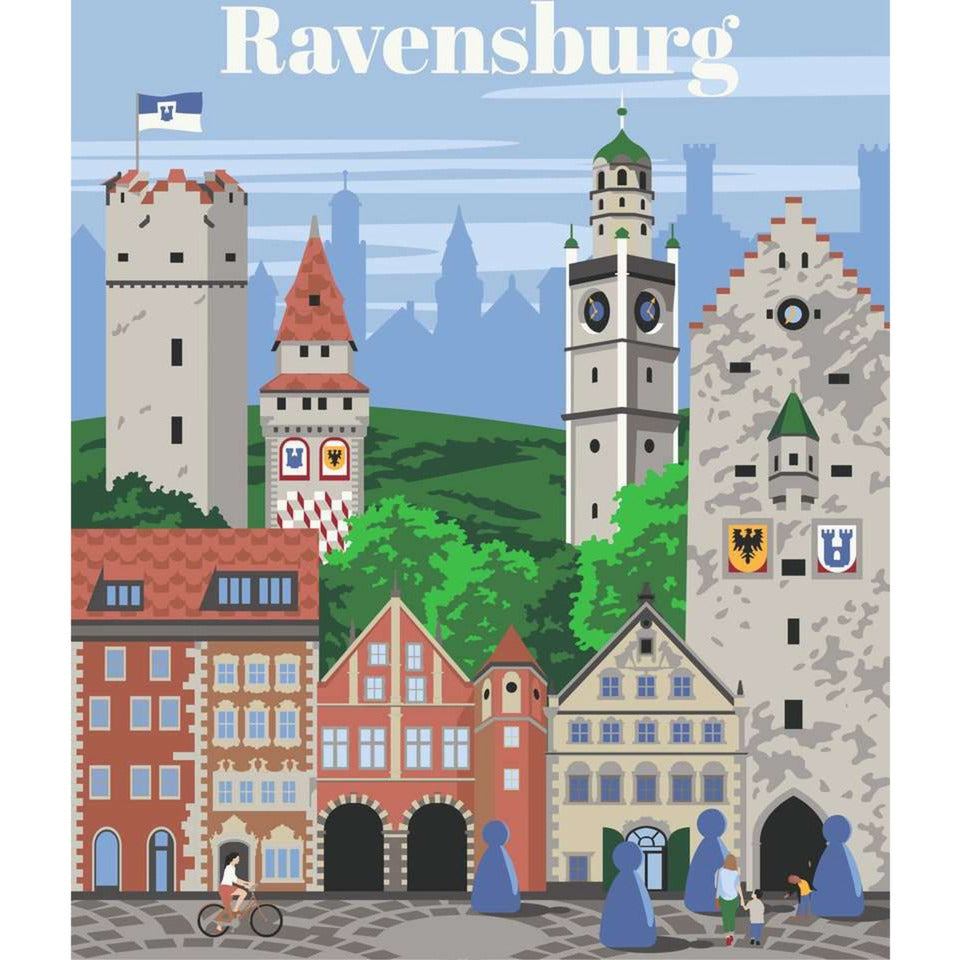 Ravensburger CreArt - Colorful Ravensburg, Malen