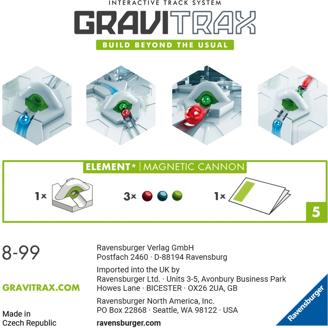 Ravensburger GraviTrax Element Magnetic Cannon, Bahn