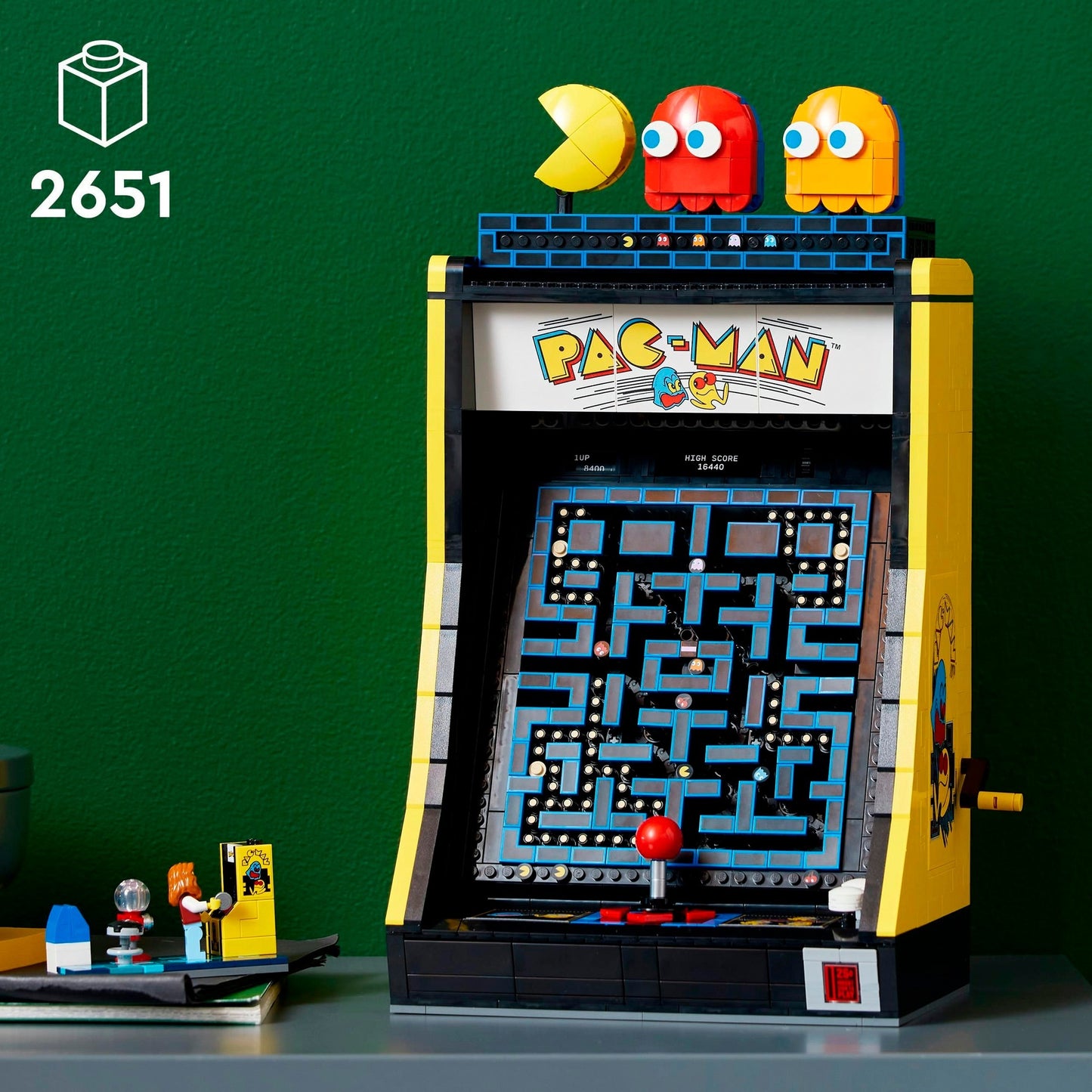 LEGO 10323 Icons PAC-MAN Spielautomat, Konstruktionsspielzeug