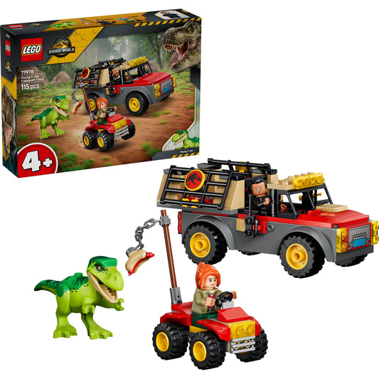 77978 Jurassic World Transporter für den Jungen T.Rex, Konstruktionsspielzeug