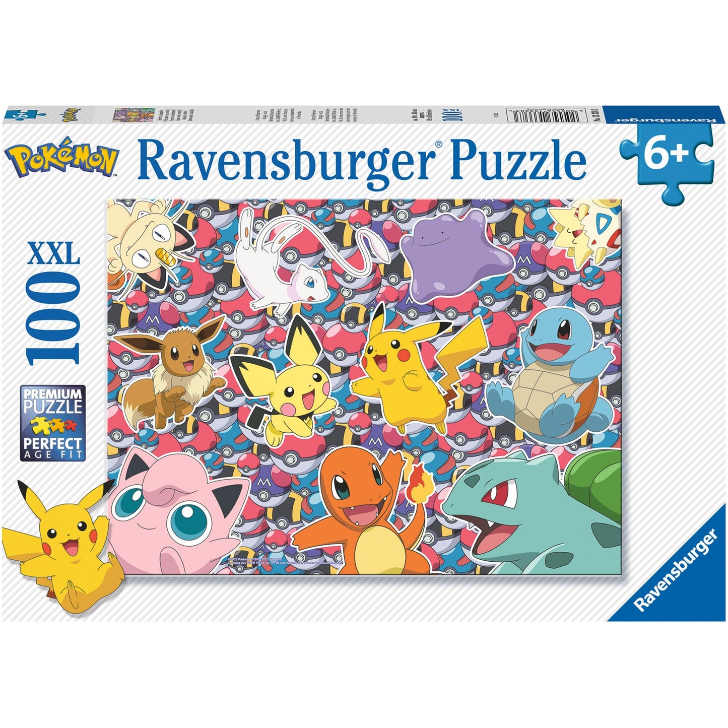 Ravensburger Kinderpuzzle Pokémon - Bereit zu kämpfen! (100 Teile)