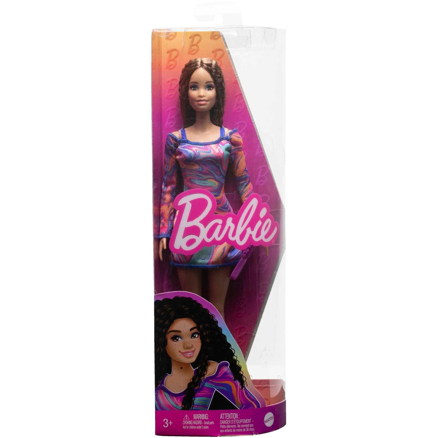 Barbie Barbie Fashionistas-Puppe mit gekrepptem Haar und Sommersprossen