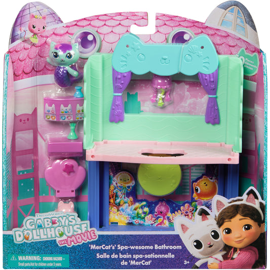Gabby's Dollhouse: Der Film - Portal Raum Spa-tastisches Badezimmer von Meerkätzchen, Spielfigur