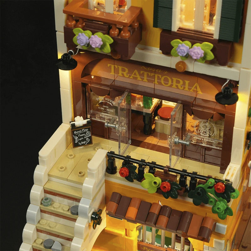 Italienisches Restaurant mit Hausmannskost, Konstruktionsspielzeug