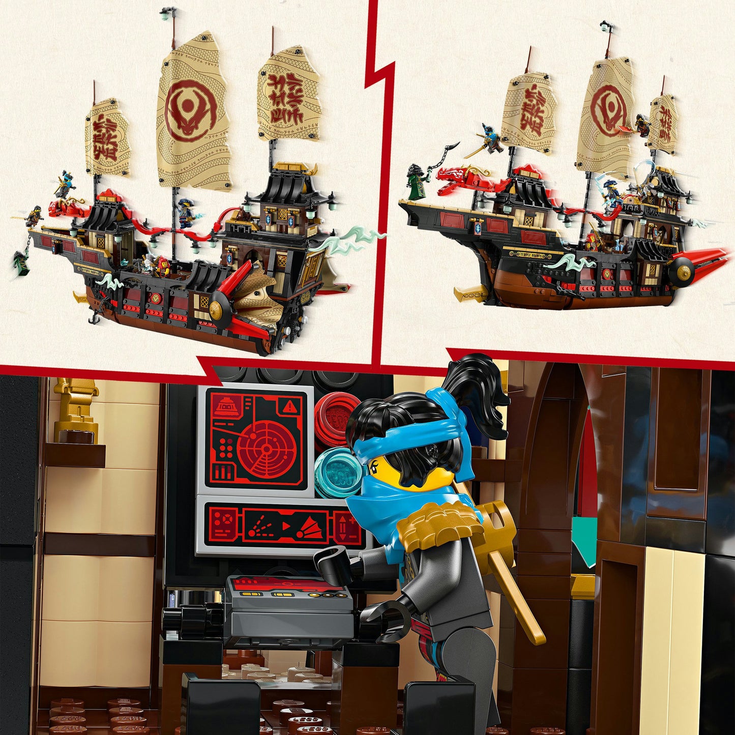 71848 Ninjago Der Tempel-Flugsegler, Konstruktionsspielzeug