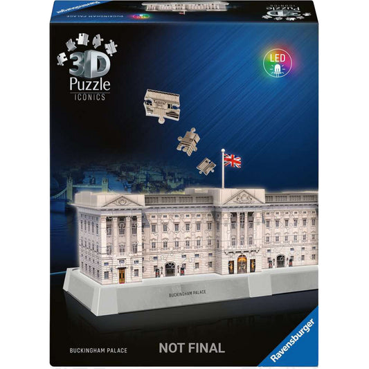 3D Puzzle Iconics: Buckingham Palace - mit Licht